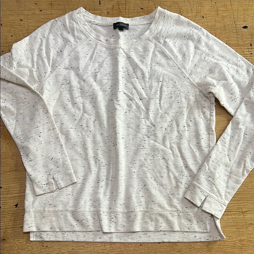 Women's White Speckled Top